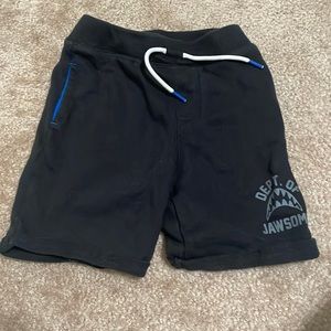 Black boys cotton shorts